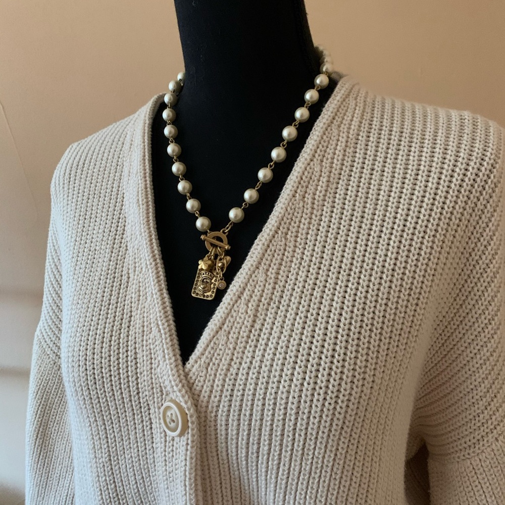 CAbi  Bishop Cardigan XS